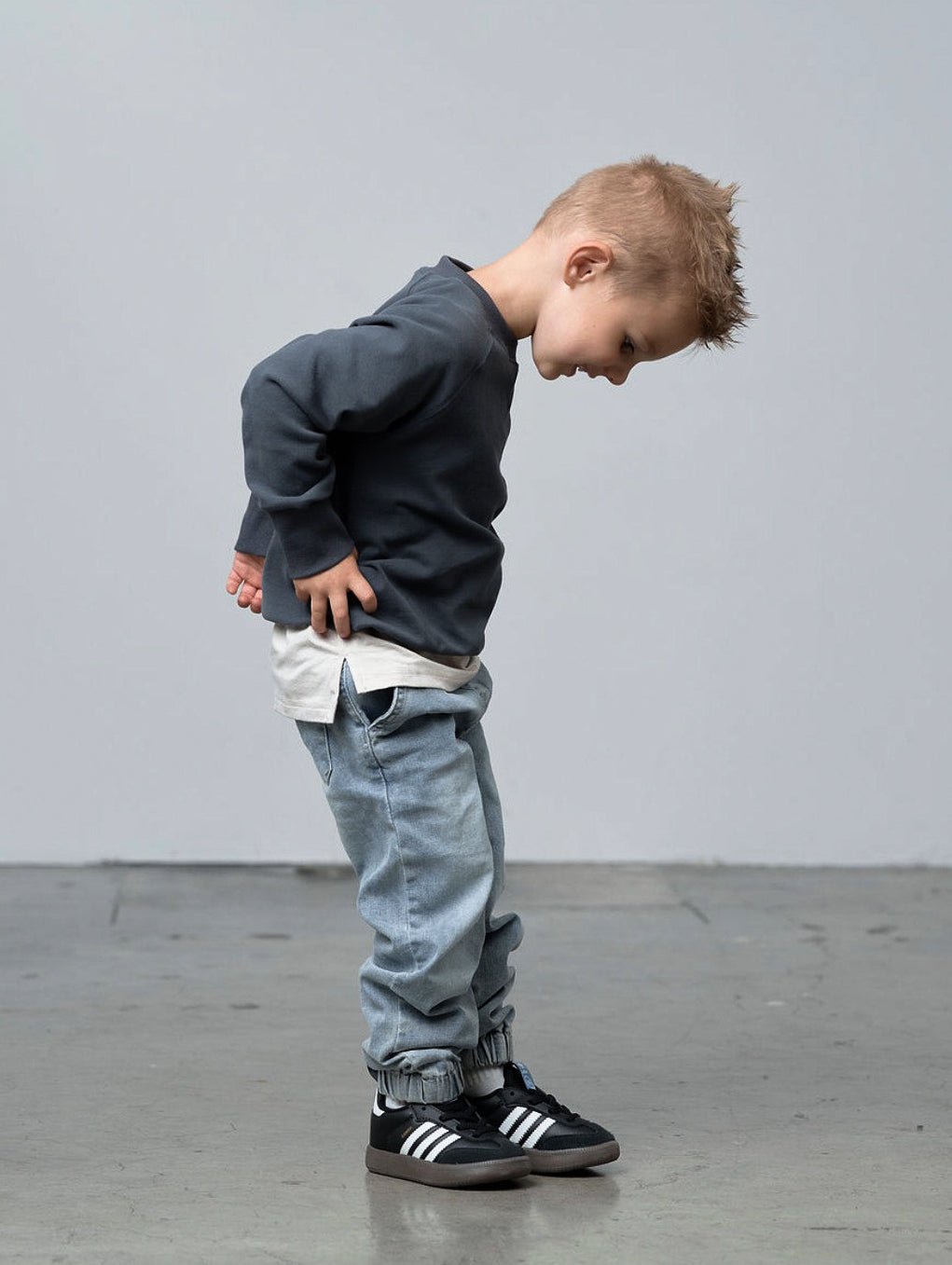Denim Jogger - Little Bipsy
