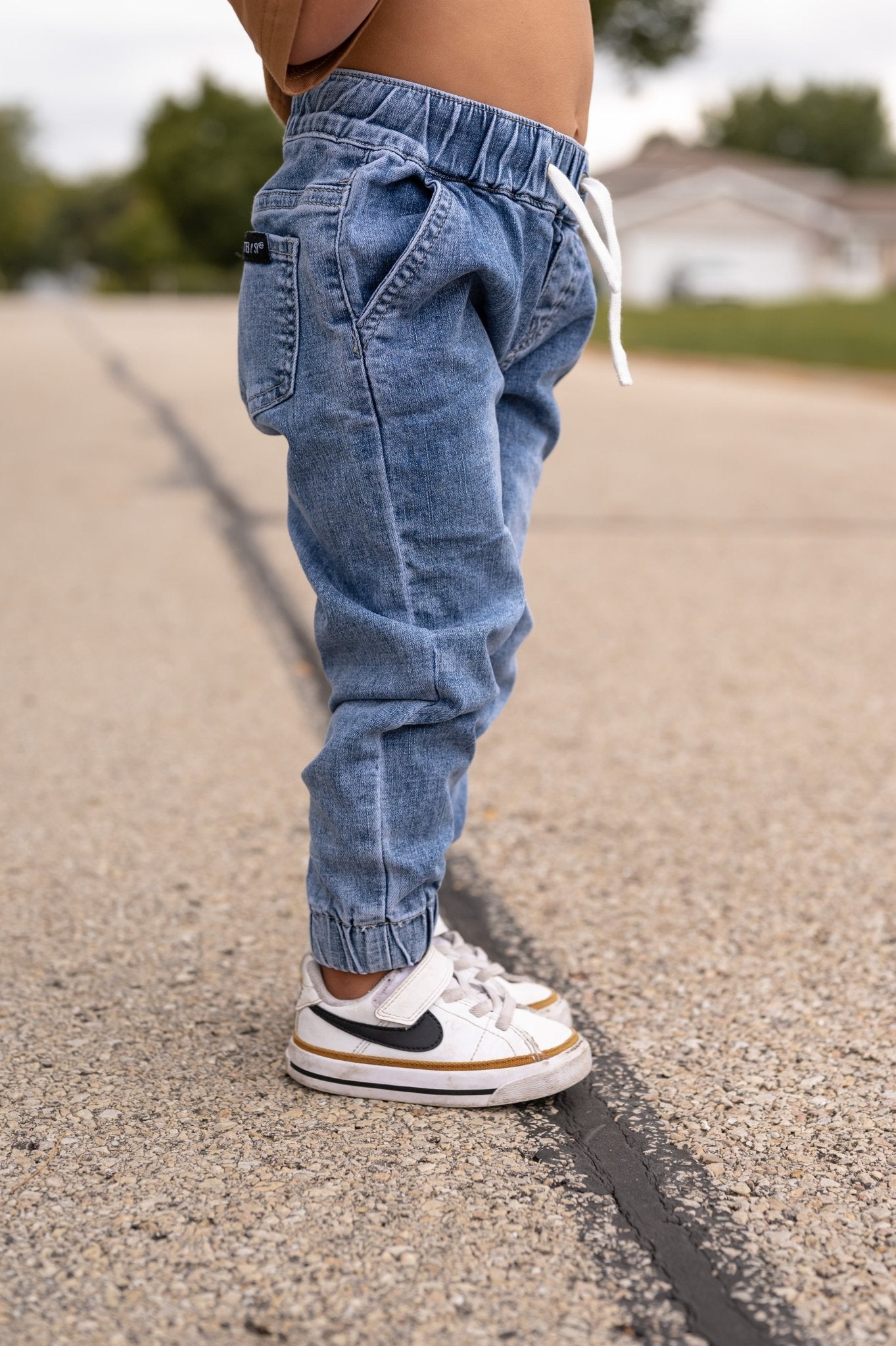 Denim Jogger - Little Bipsy