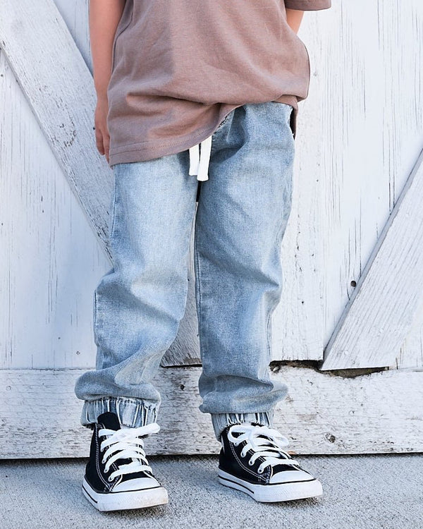 Denim Jogger - Little Bipsy