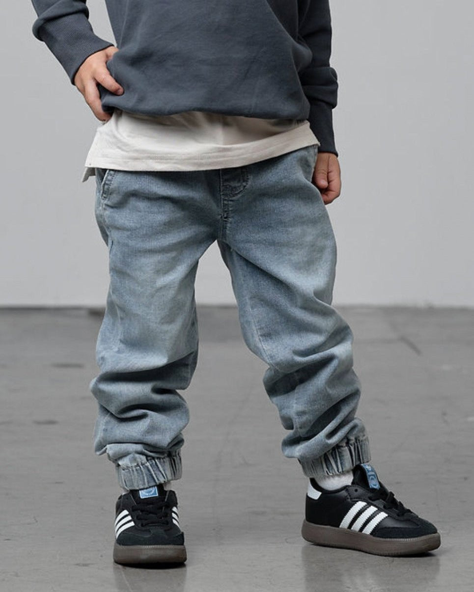 Denim Jogger - Little Bipsy