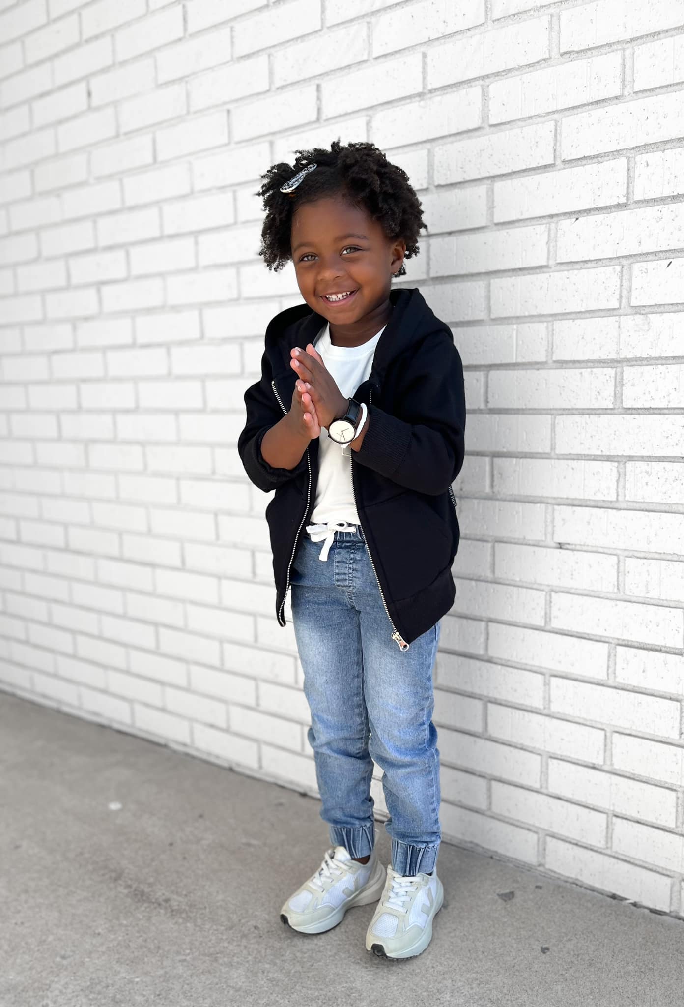 Denim Jogger - Little Bipsy