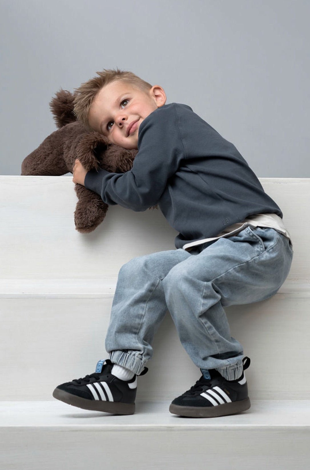 Denim Jogger - Little Bipsy