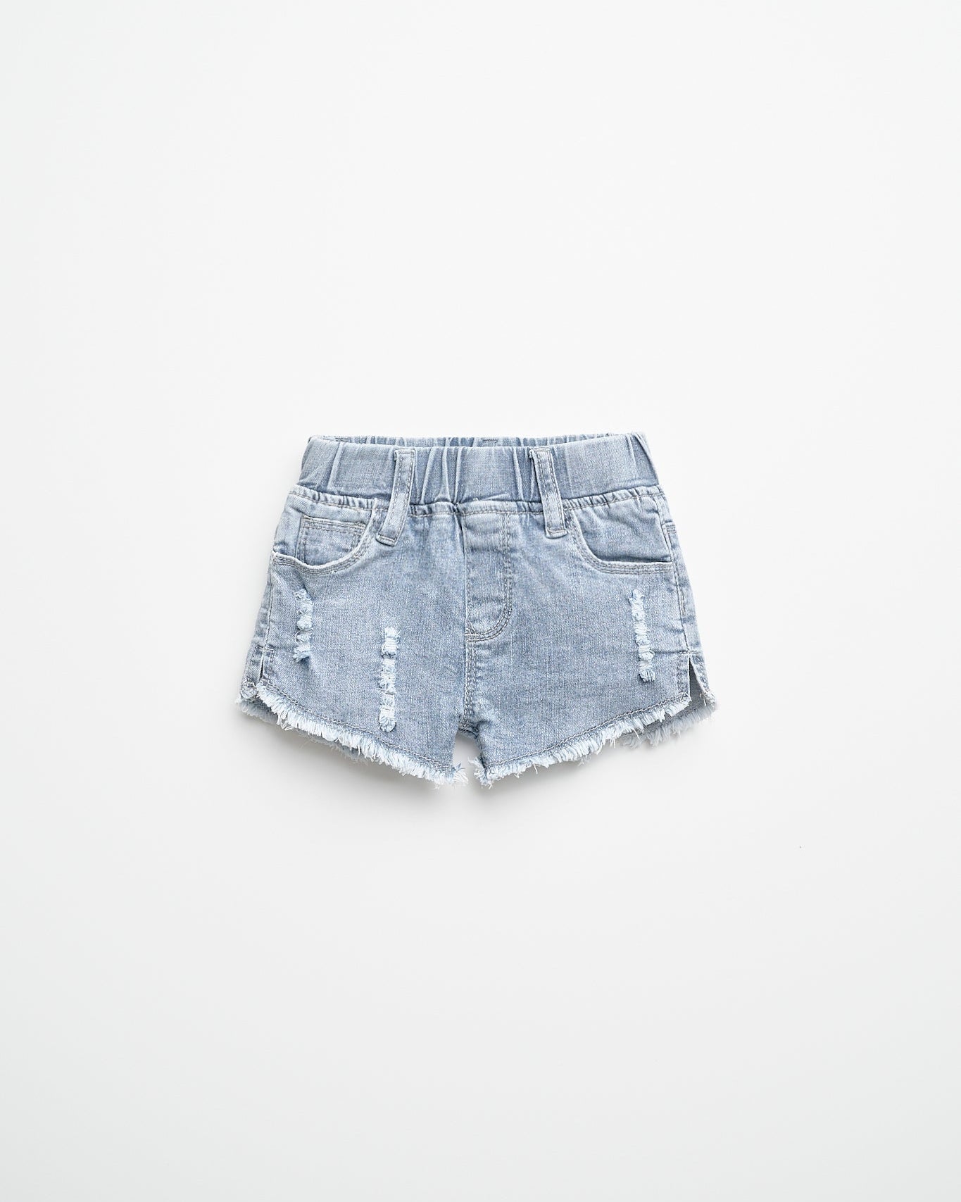 Denim Shorties - Light Wash - Little Bipsy