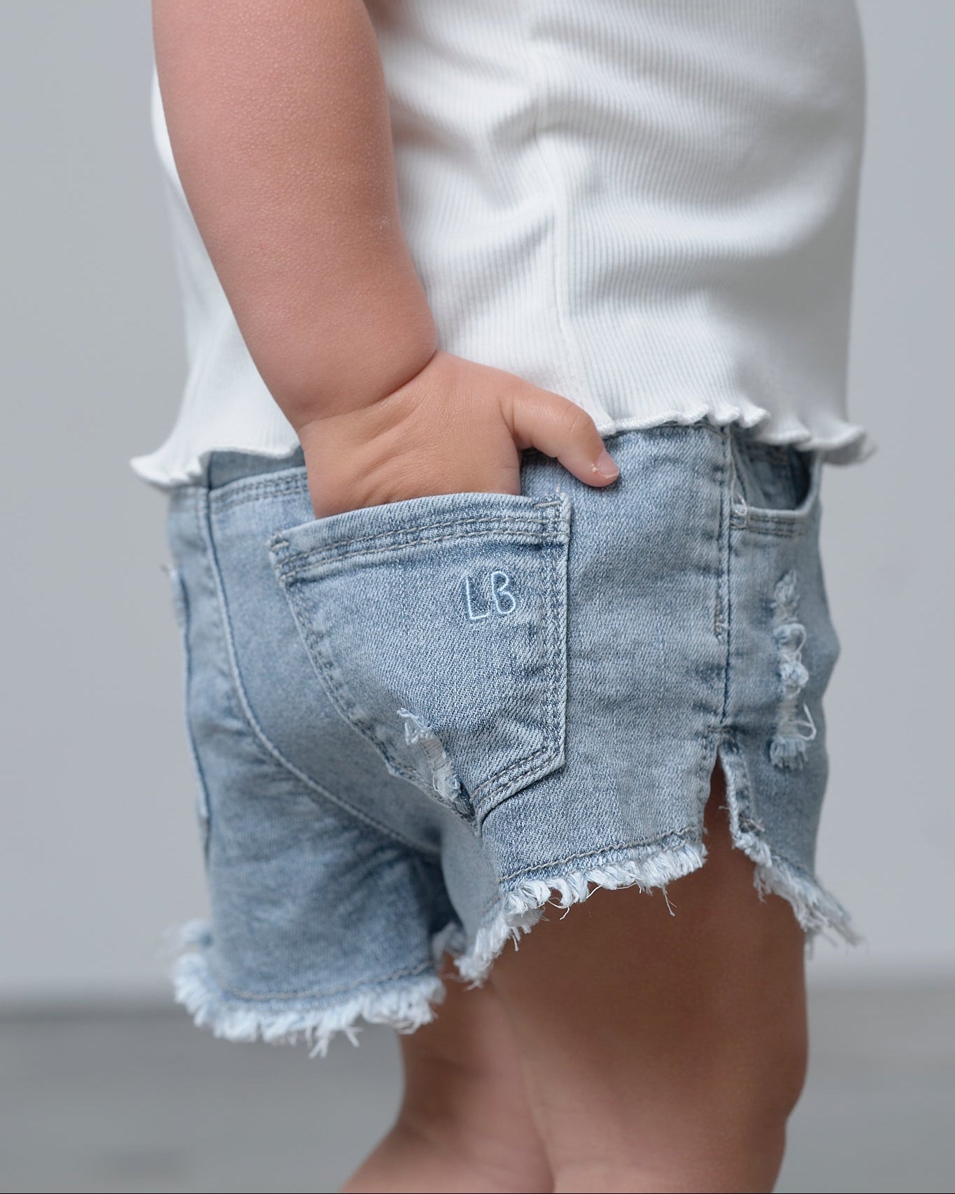 Denim Shorties - Light Wash