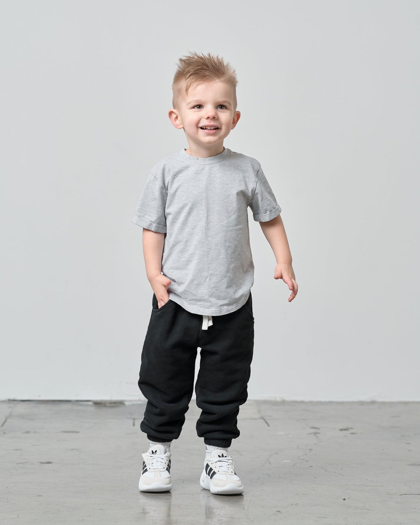 Elevated Sweatpant - Black - Little Bipsy