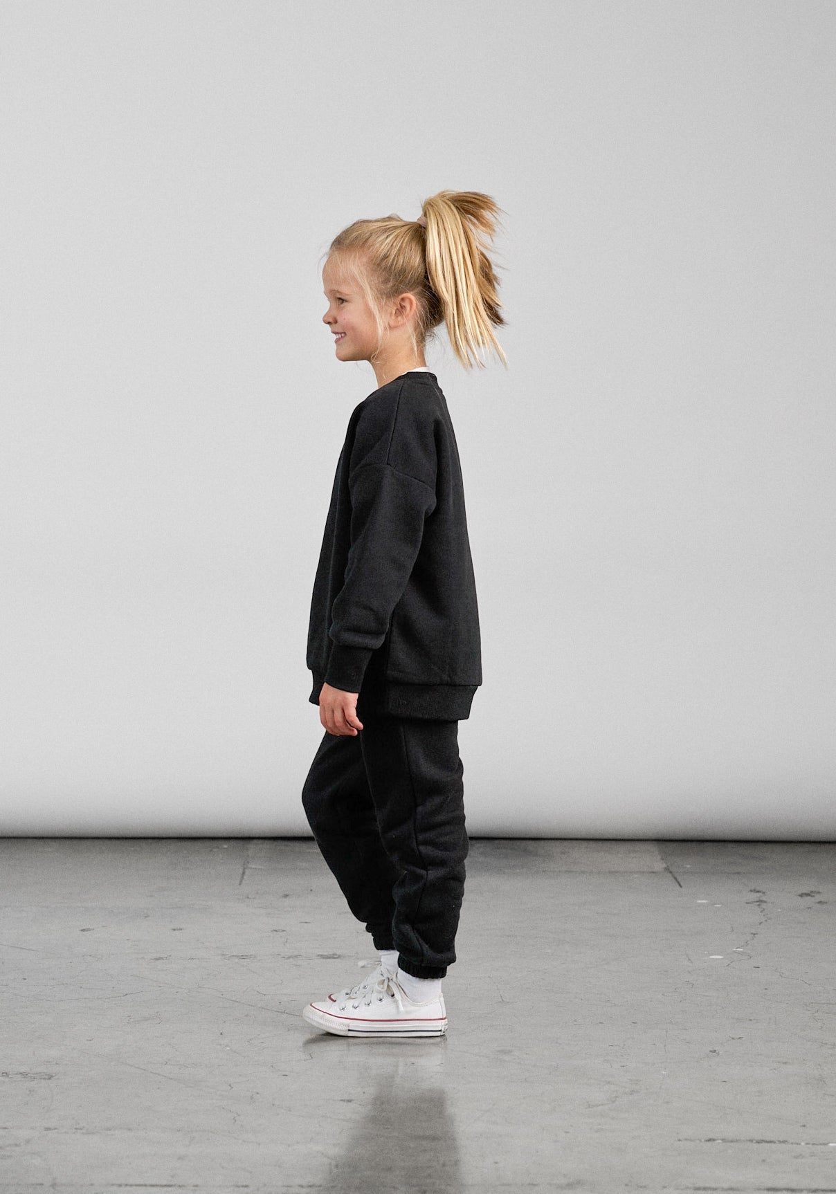 Elevated Sweatpant - Black - Little Bipsy