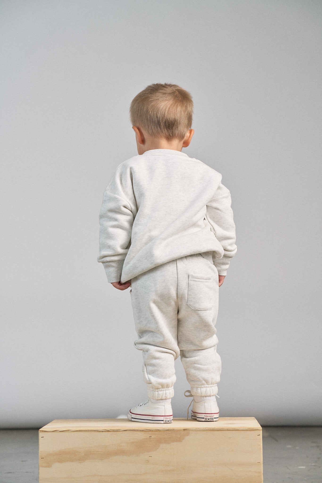 Elevated Sweatpant - Light Heather Grey - Little Bipsy