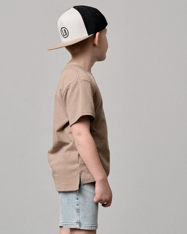 Elevated Tee - Driftwood - Little Bipsy