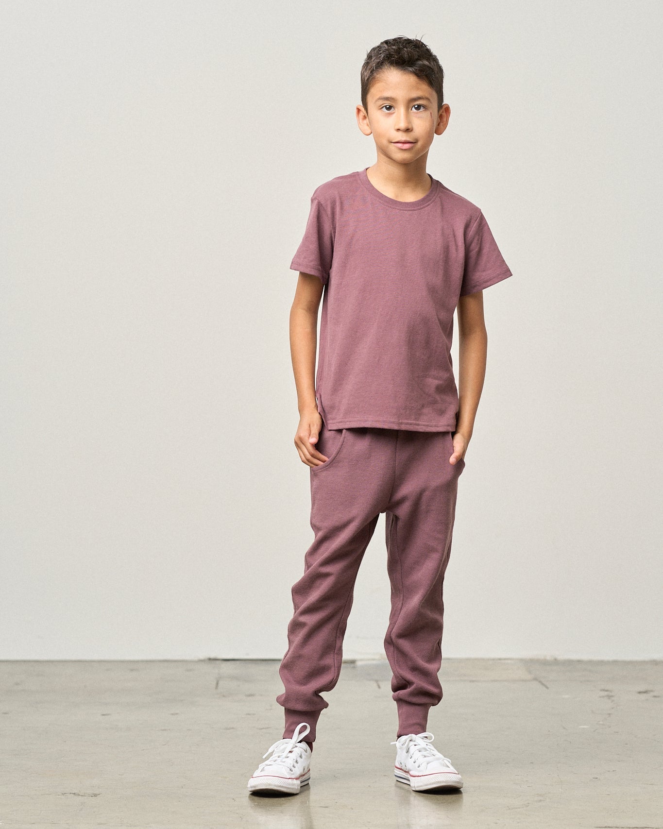 Elevated Tee - Huckleberry - Little Bipsy