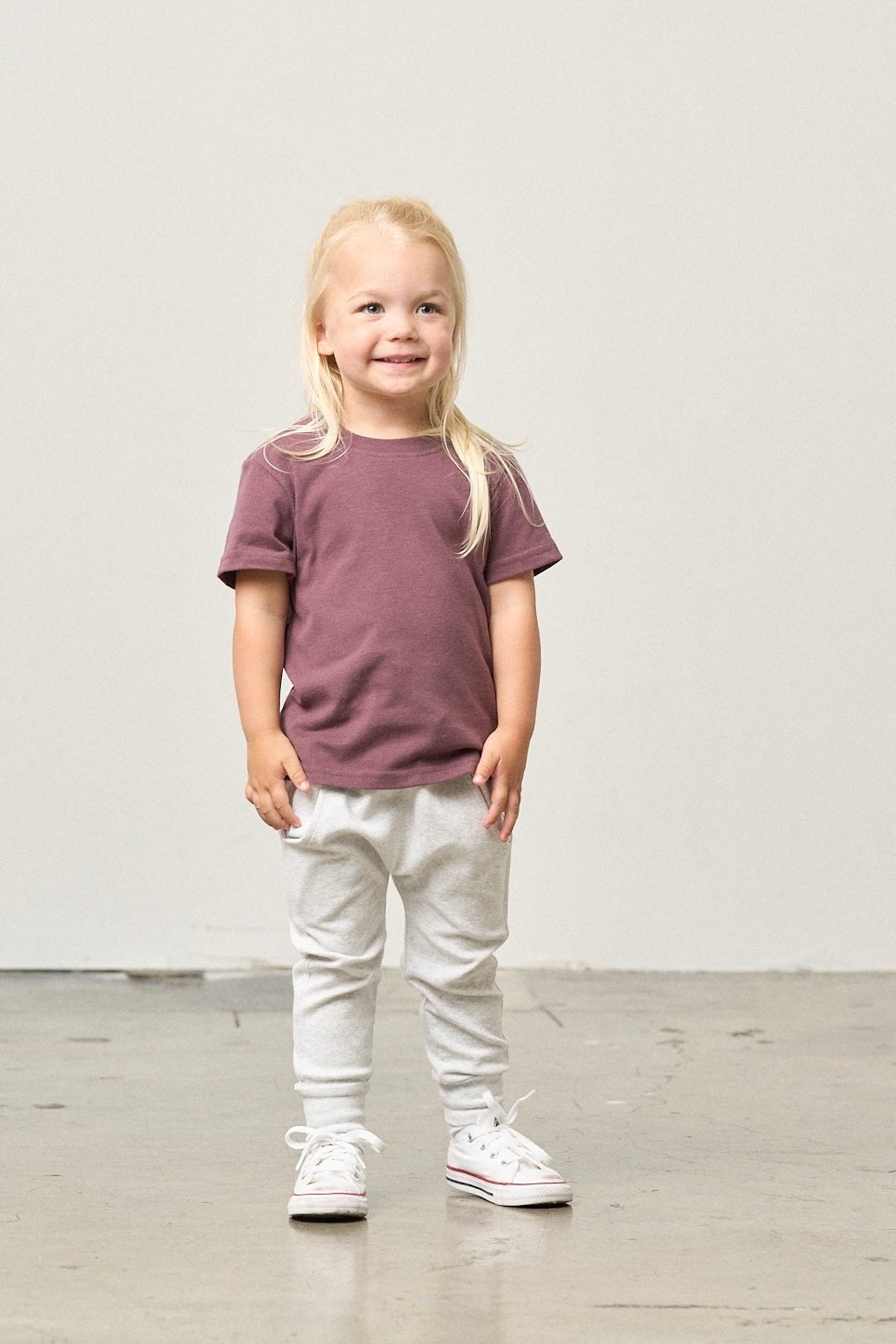 Elevated Tee - Huckleberry - Little Bipsy