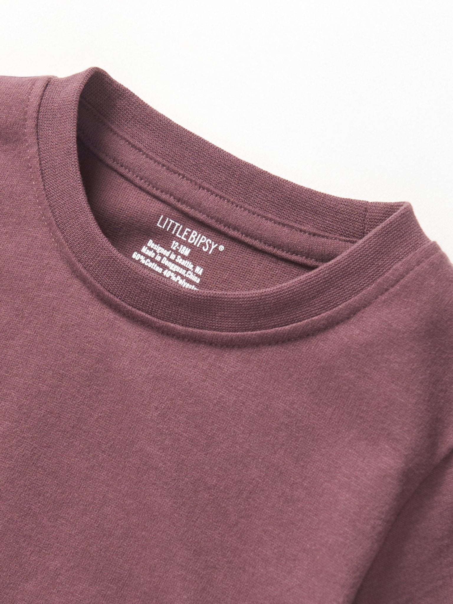 Elevated Tee - Huckleberry - Little Bipsy