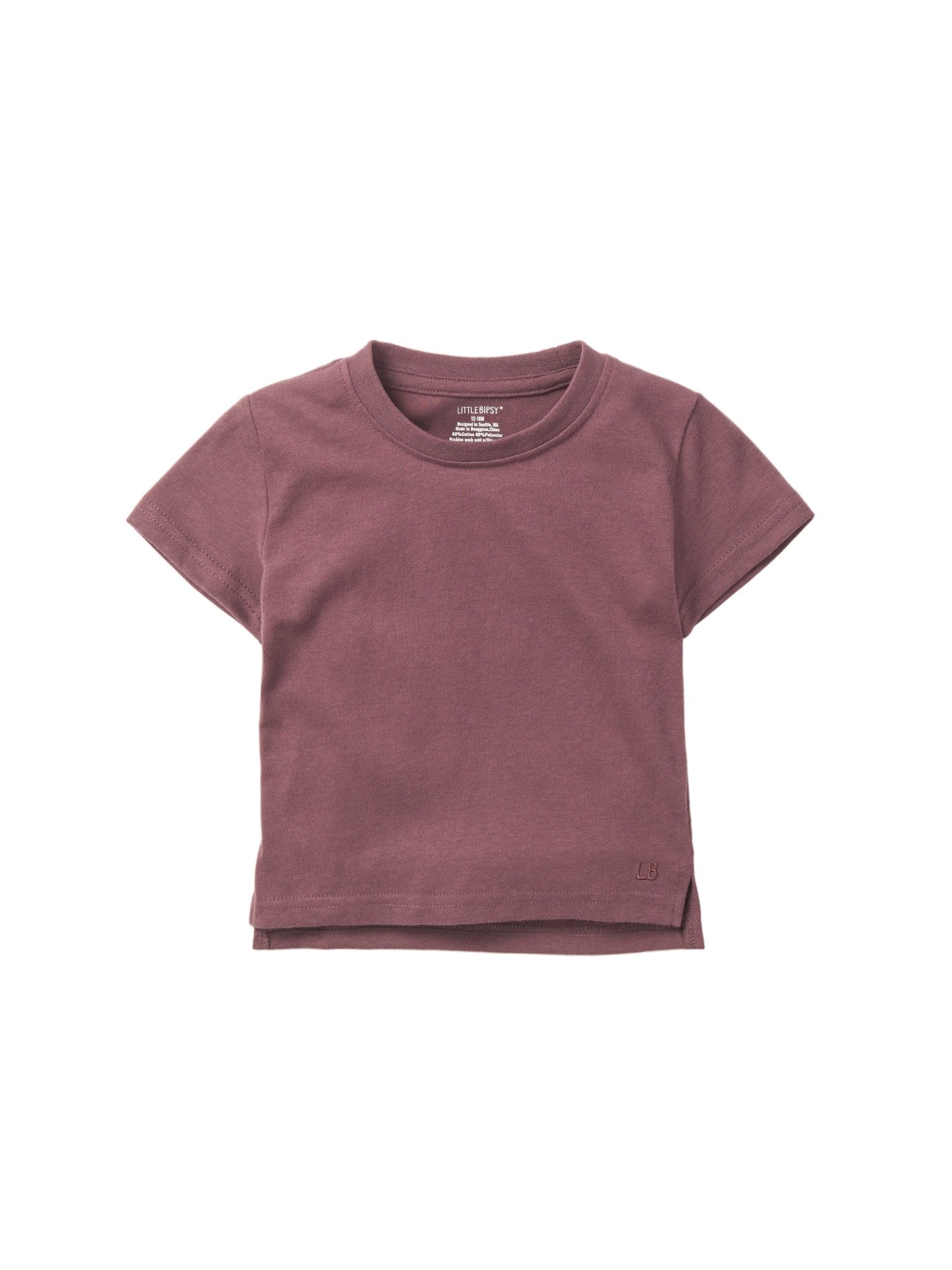 Elevated Tee - Huckleberry - Little Bipsy