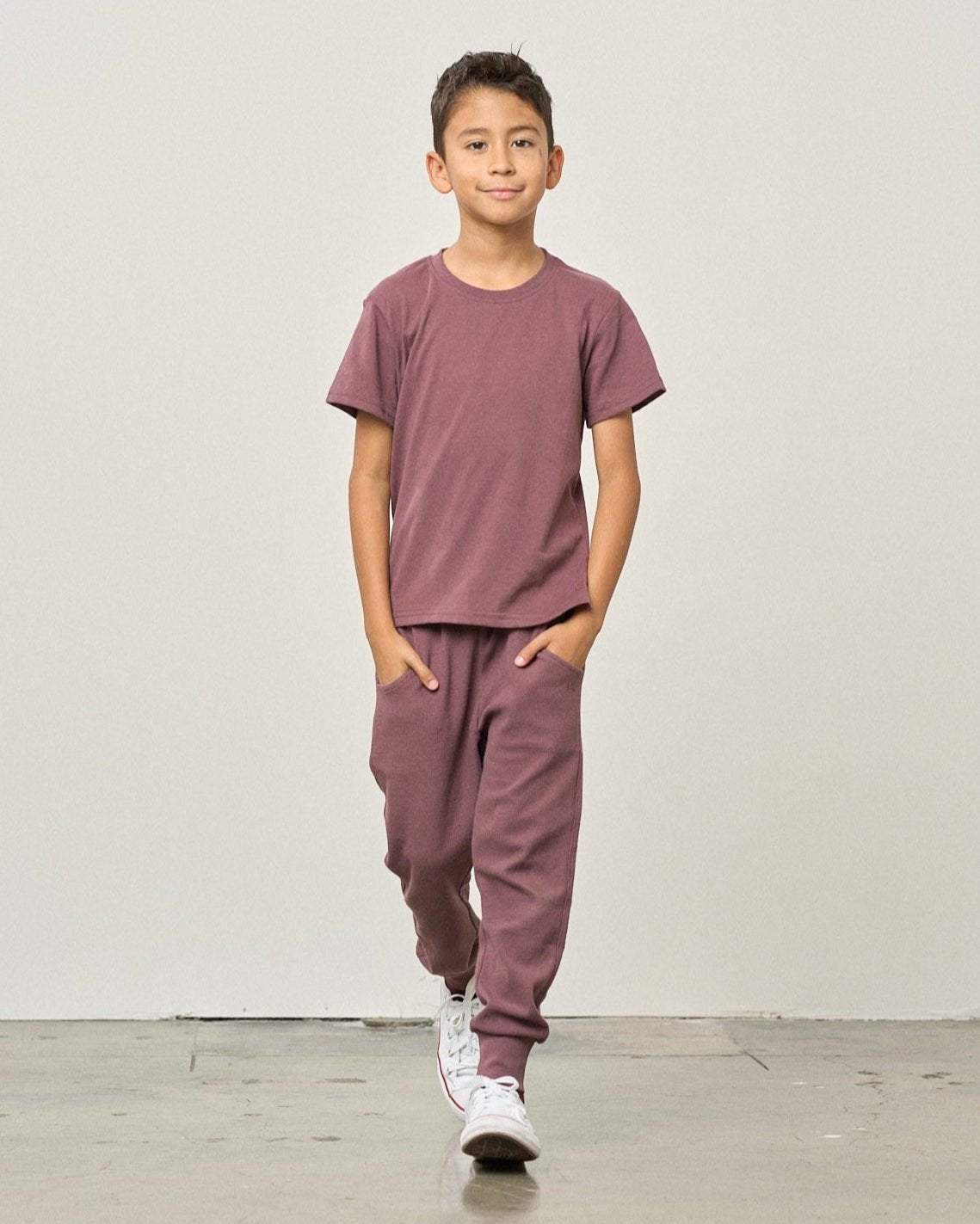 Elevated Tee - Huckleberry - Little Bipsy