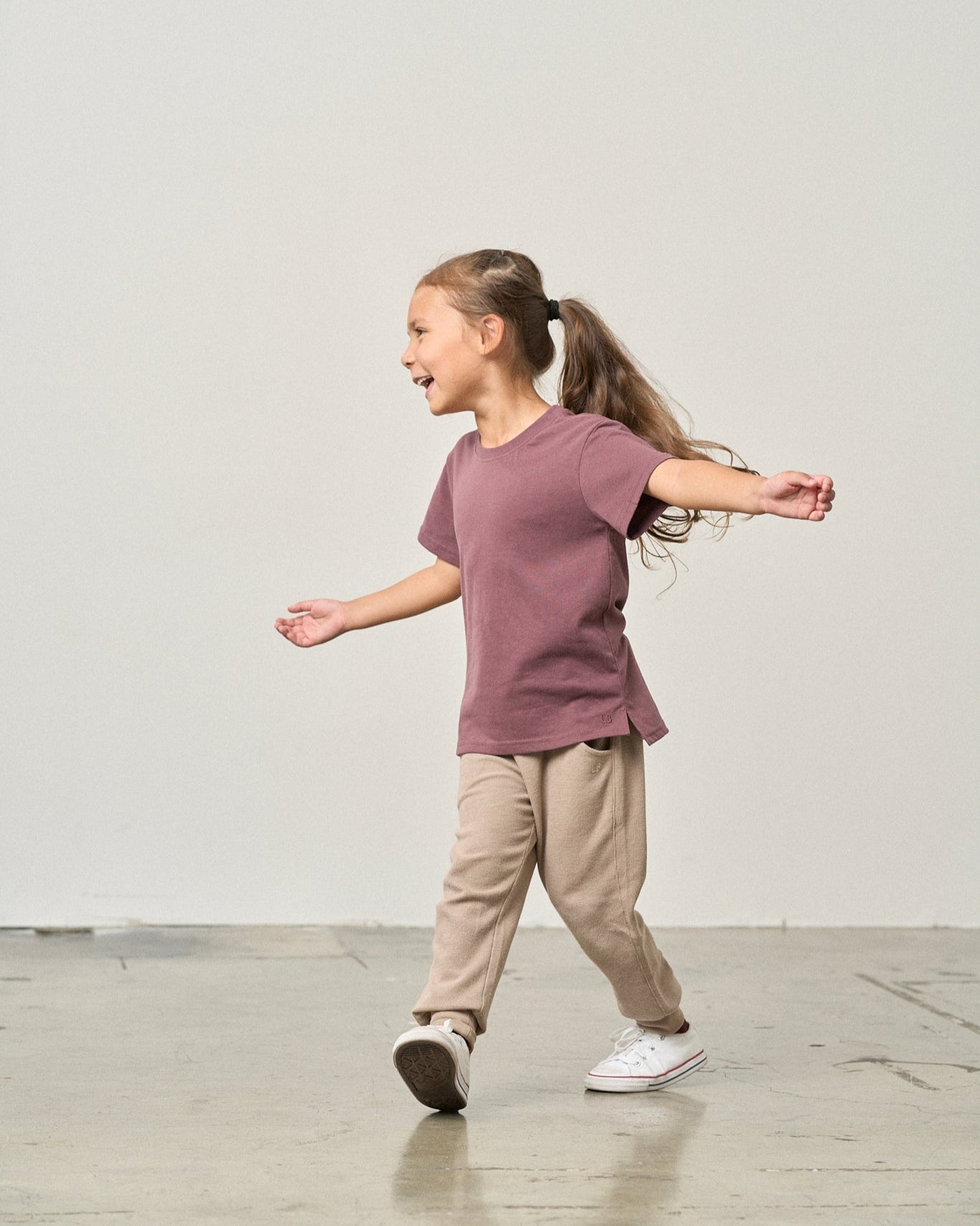 Elevated Tee - Huckleberry - Little Bipsy