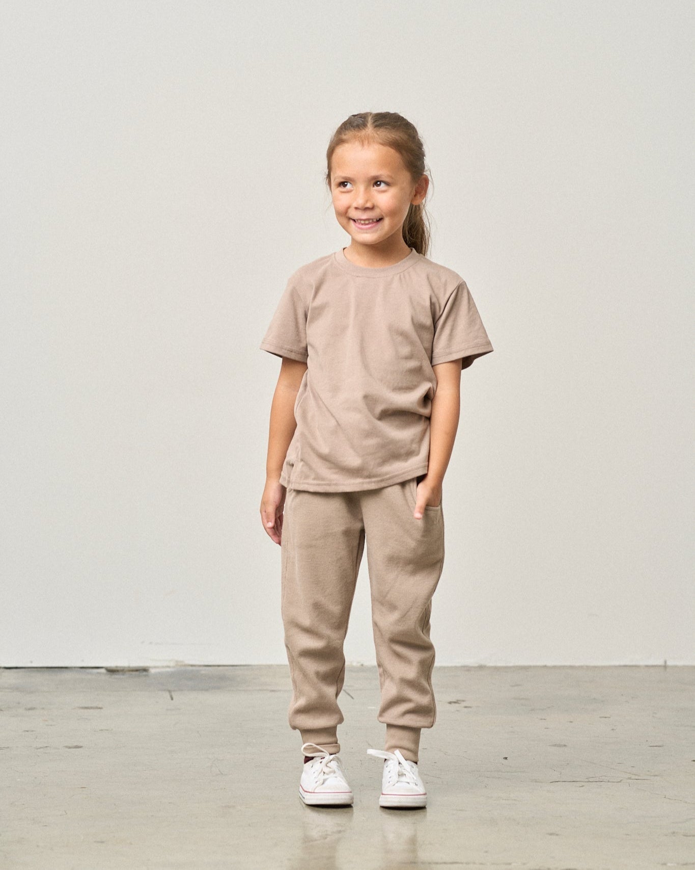 Elevated Tee - Mushroom - Little Bipsy