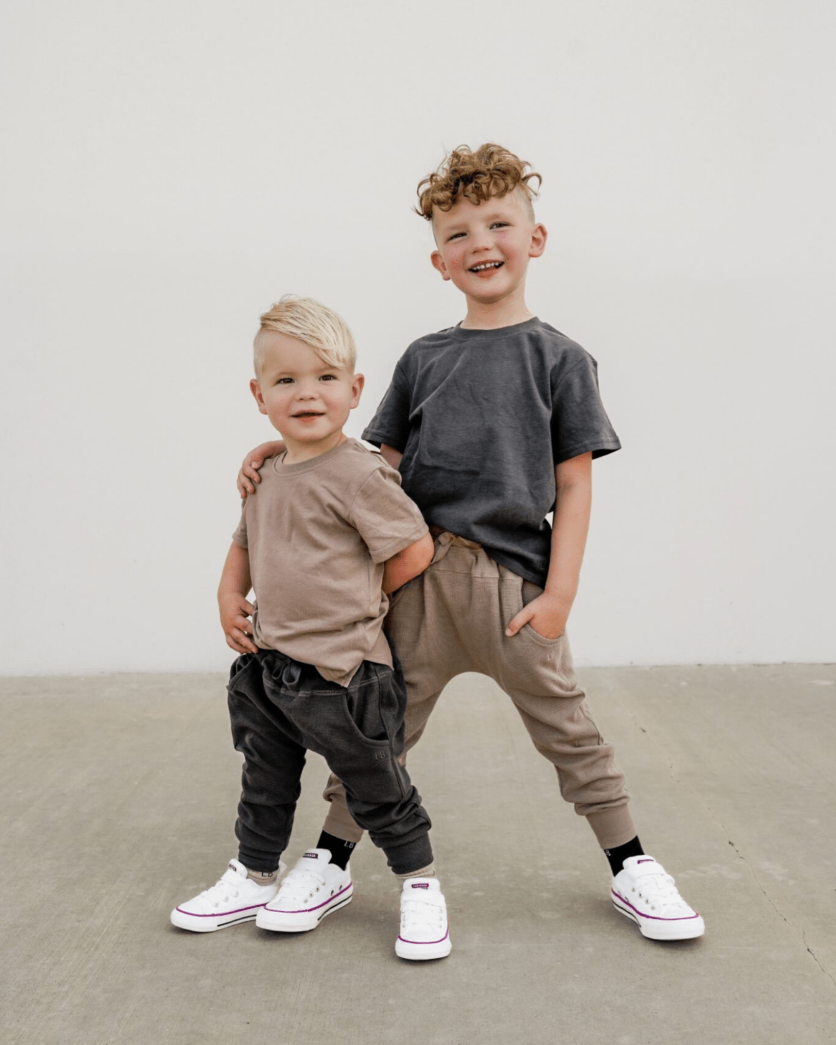 Elevated Tee - Shadow - Little Bipsy