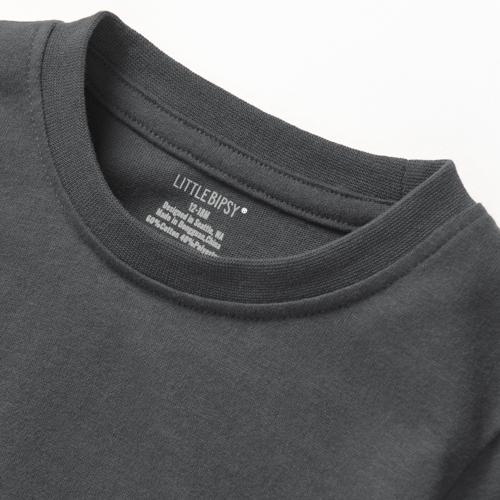 Elevated Tee - Shadow - Little Bipsy