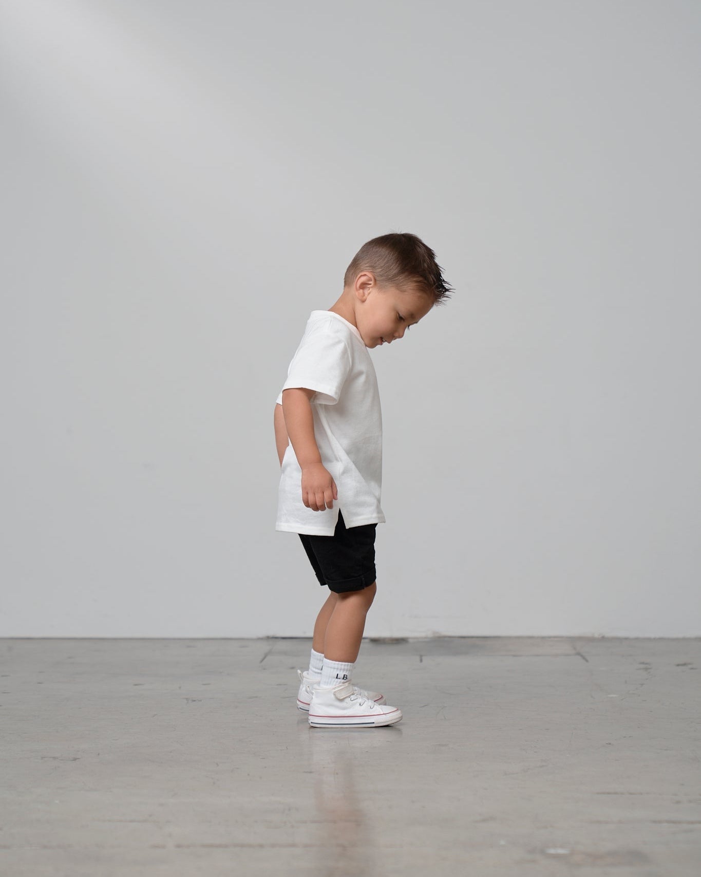 Elevated Tee - White - Little Bipsy