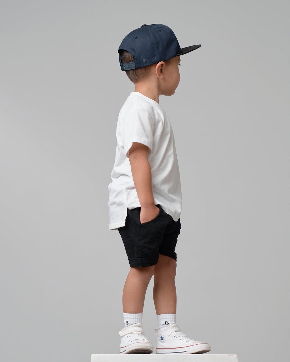 Elevated Tee - White - Little Bipsy