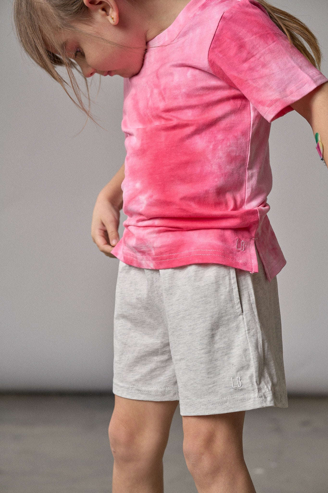 Everyday Short - Heather Grey - Little Bipsy