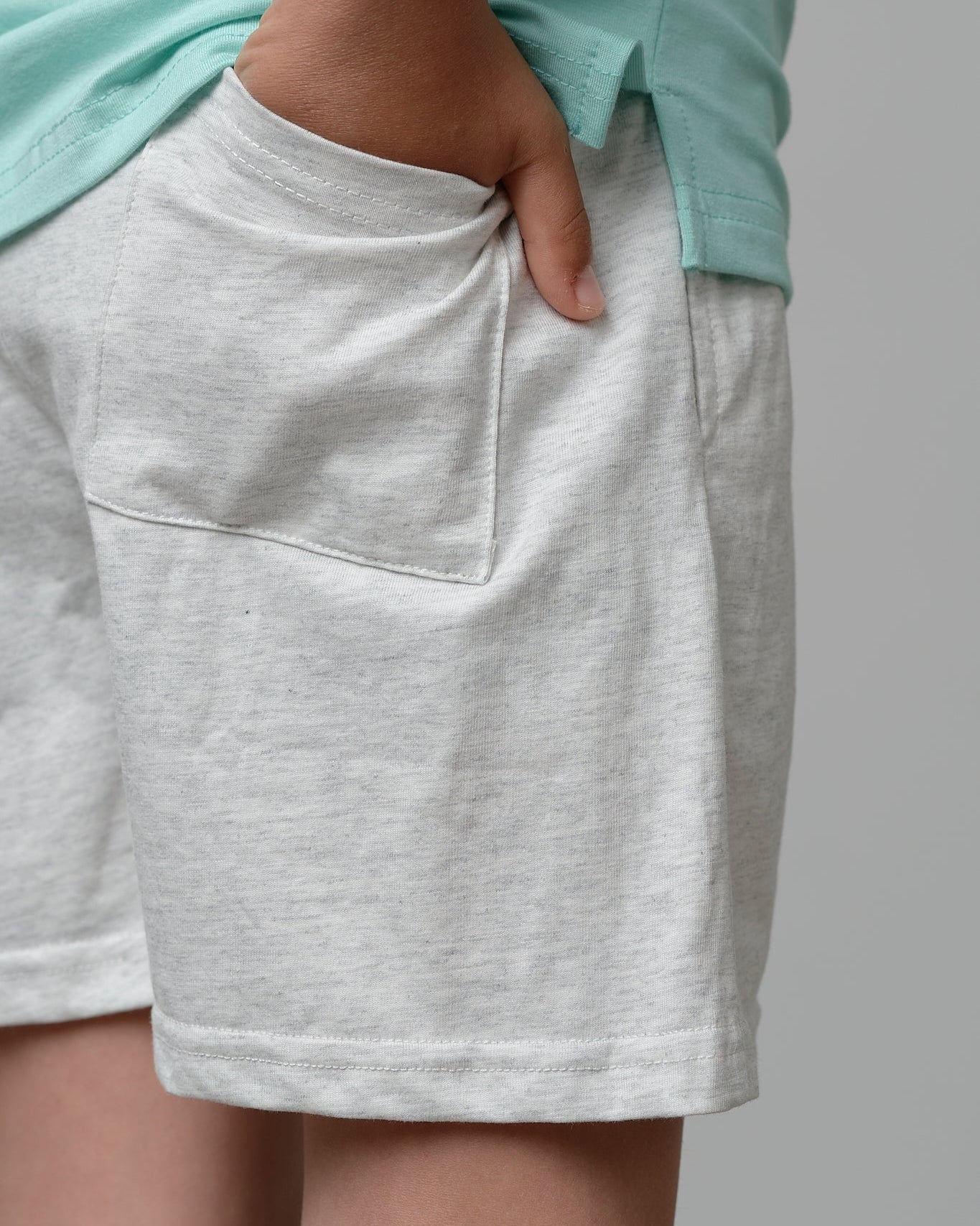 Everyday Short - Heather Grey - Little Bipsy