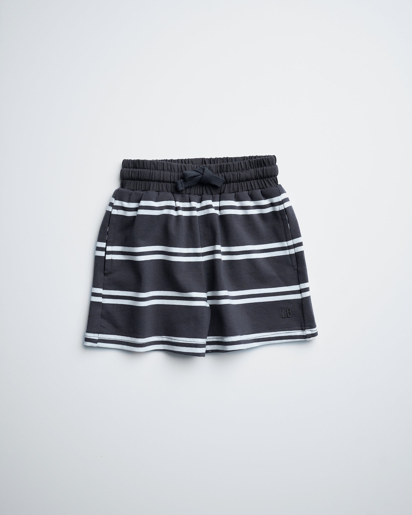 Everyday Short - Iron Stripe - Little Bipsy