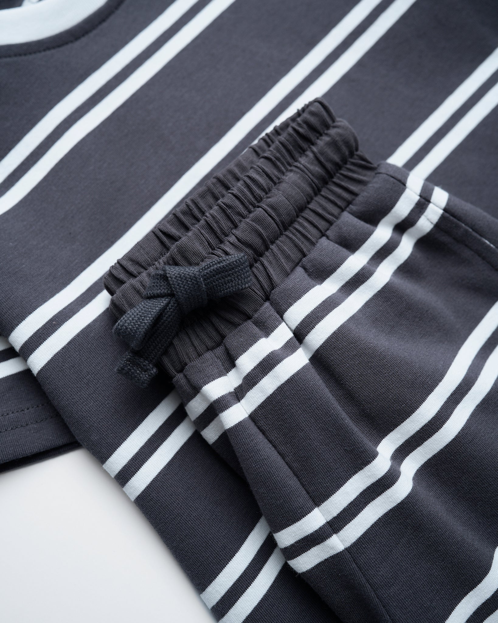 Everyday Short - Iron Stripe - Little Bipsy