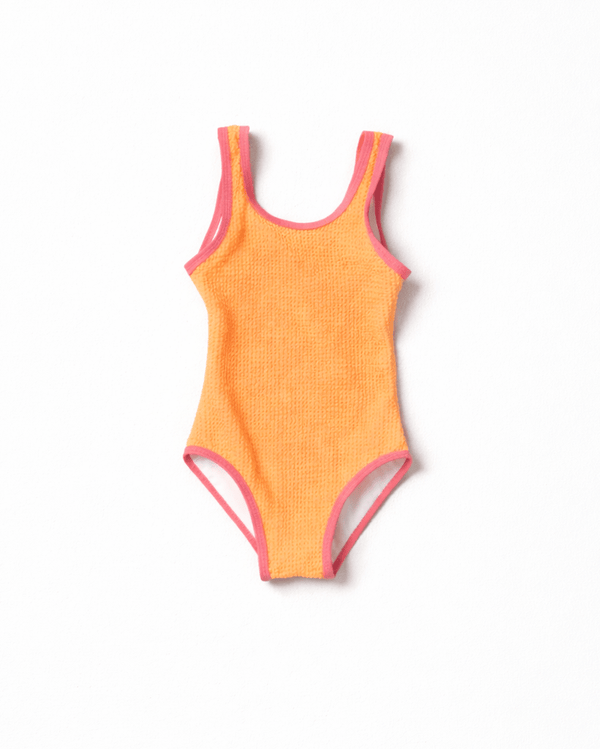Girl's Swimsuit - Melon - Little Bipsy