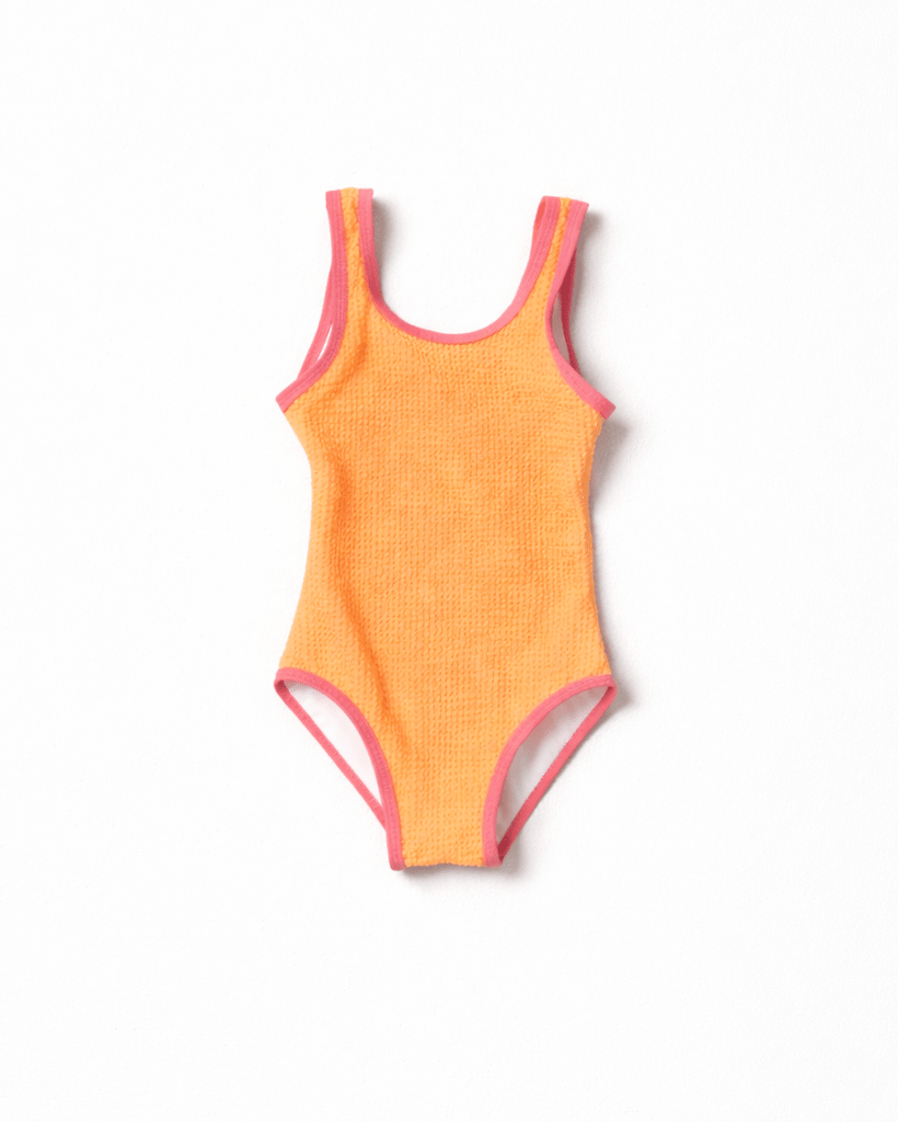Girl's Swimsuit - Melon - Little Bipsy