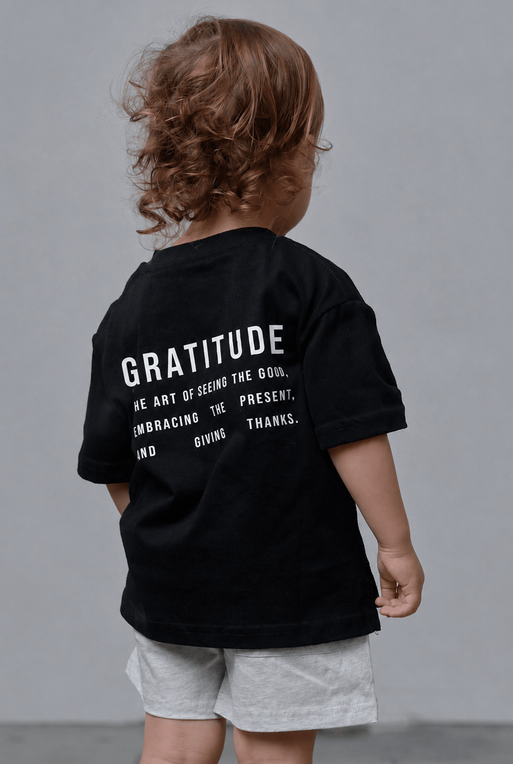 Gratitude Elevated Boxy Tee - Little Bipsy