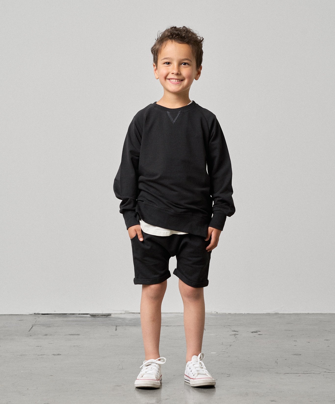 Harem Short - Black - Little Bipsy