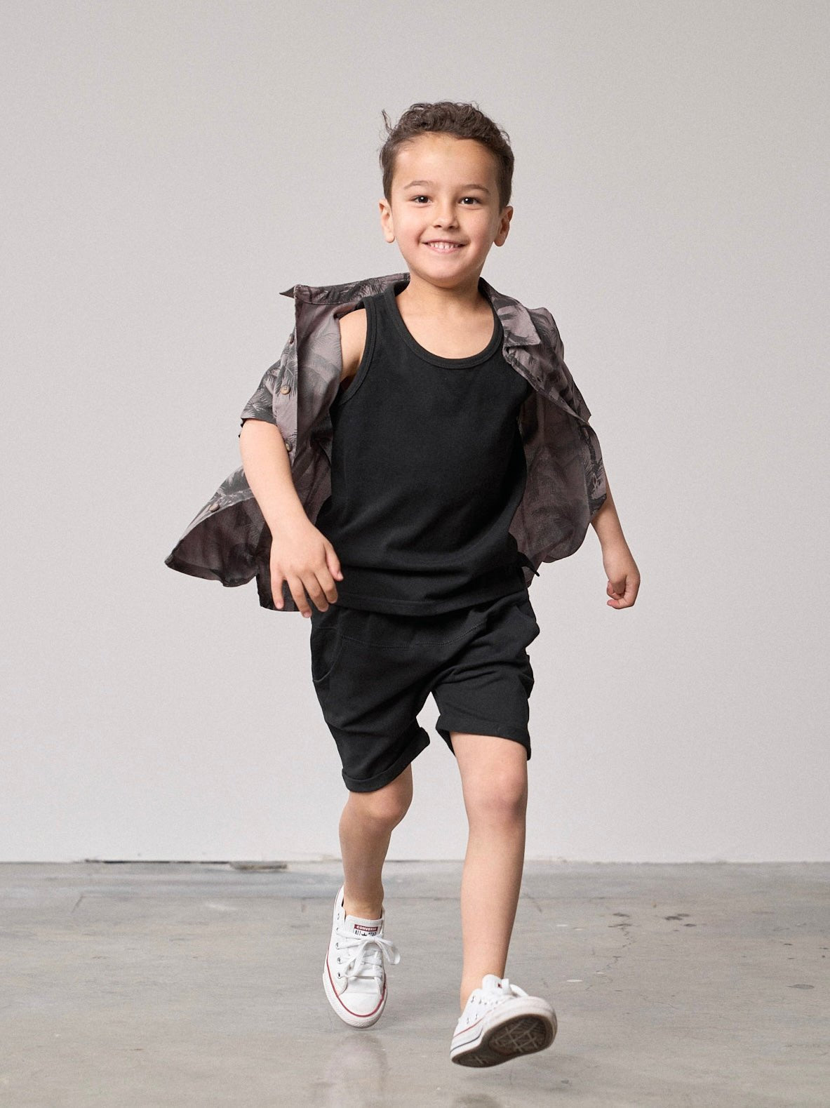 Harem Short - Black - Little Bipsy