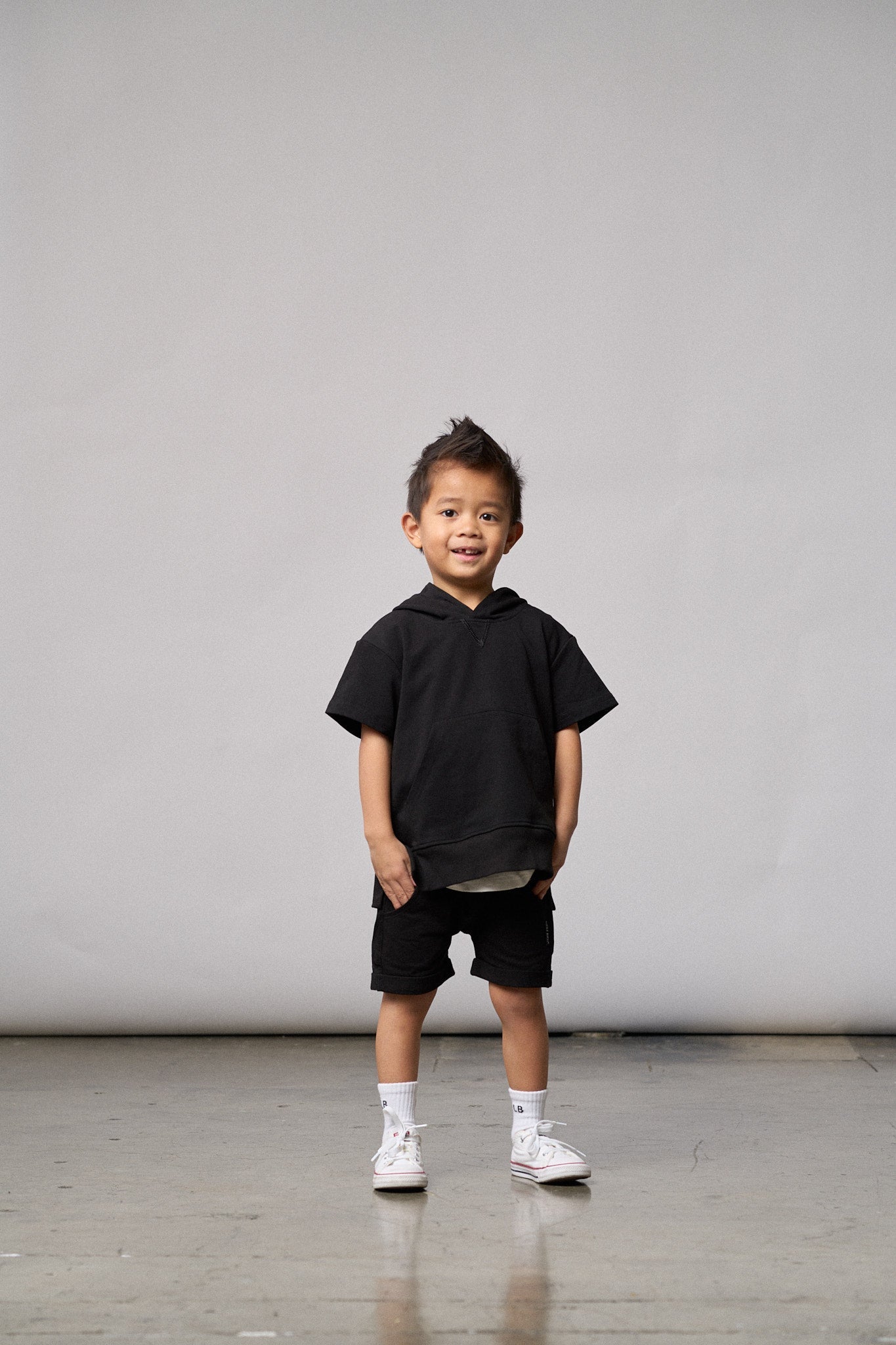 Harem Short - Black - Little Bipsy