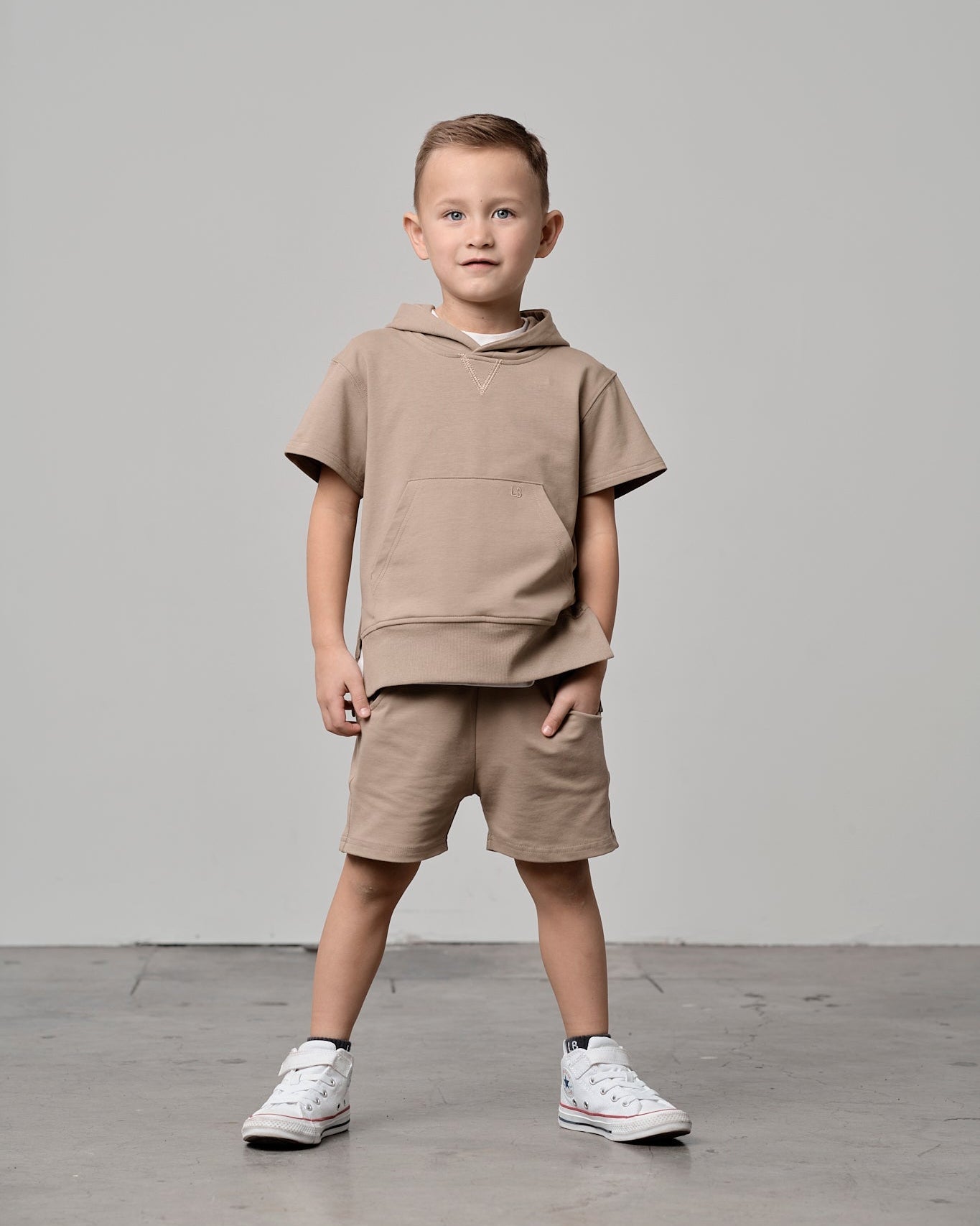 Harem Short - Driftwood - Little Bipsy