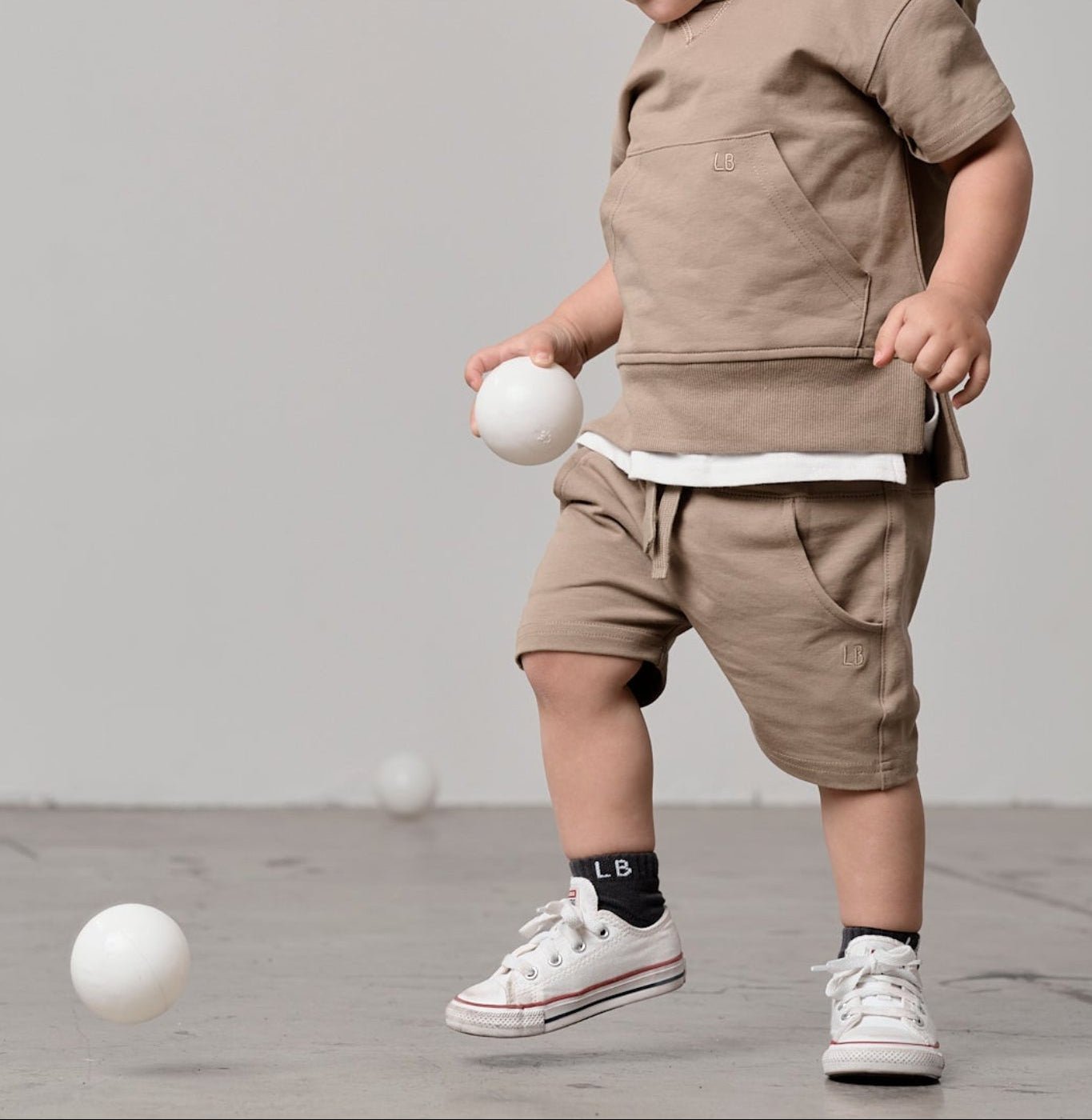 Harem Short - Driftwood - Little Bipsy