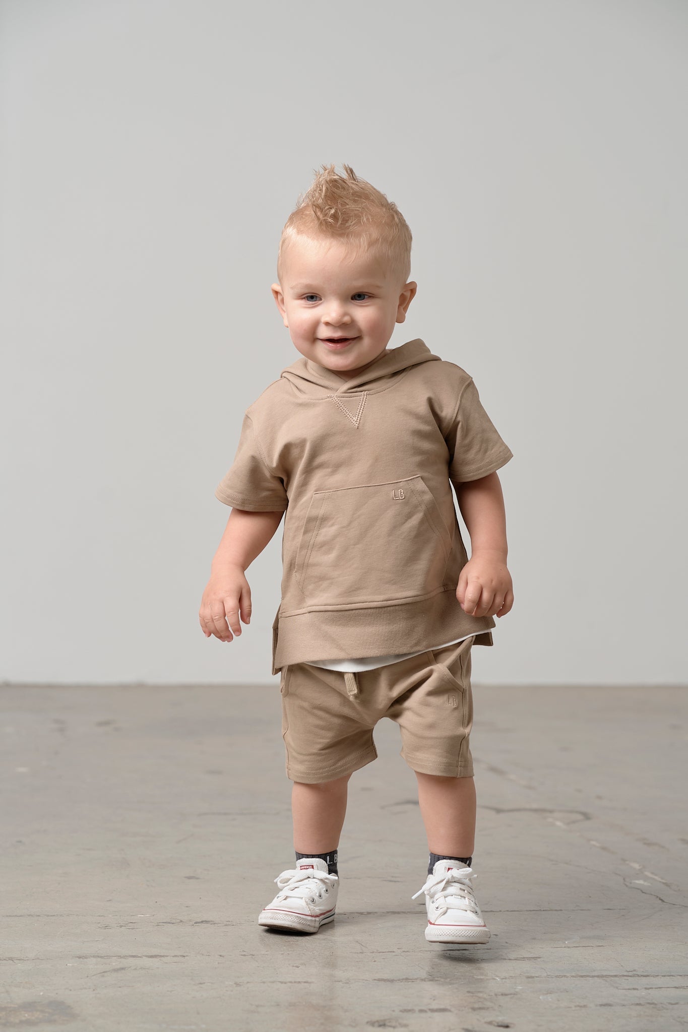 Harem Short - Driftwood - Little Bipsy