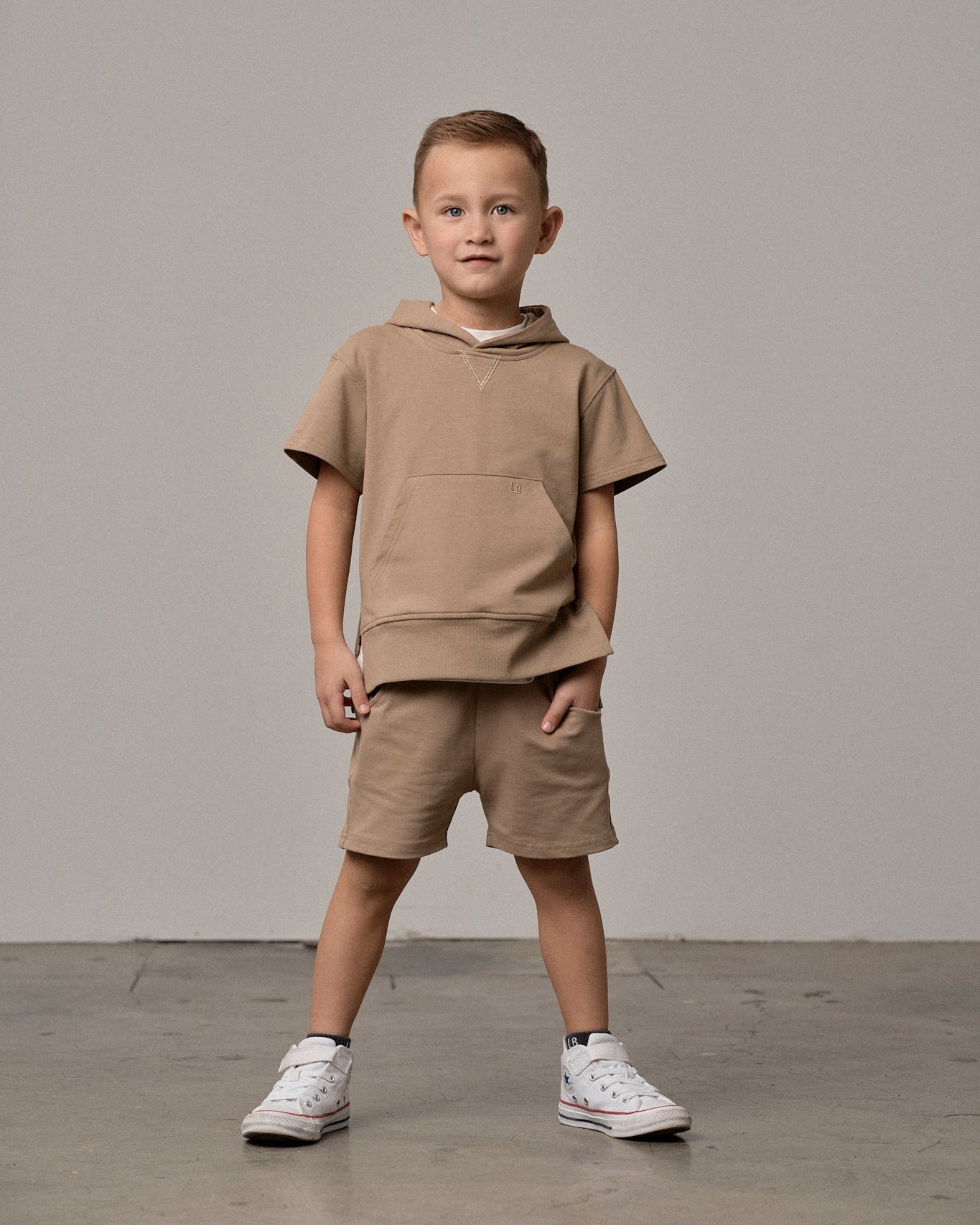 Harem Short - Driftwood - Little Bipsy