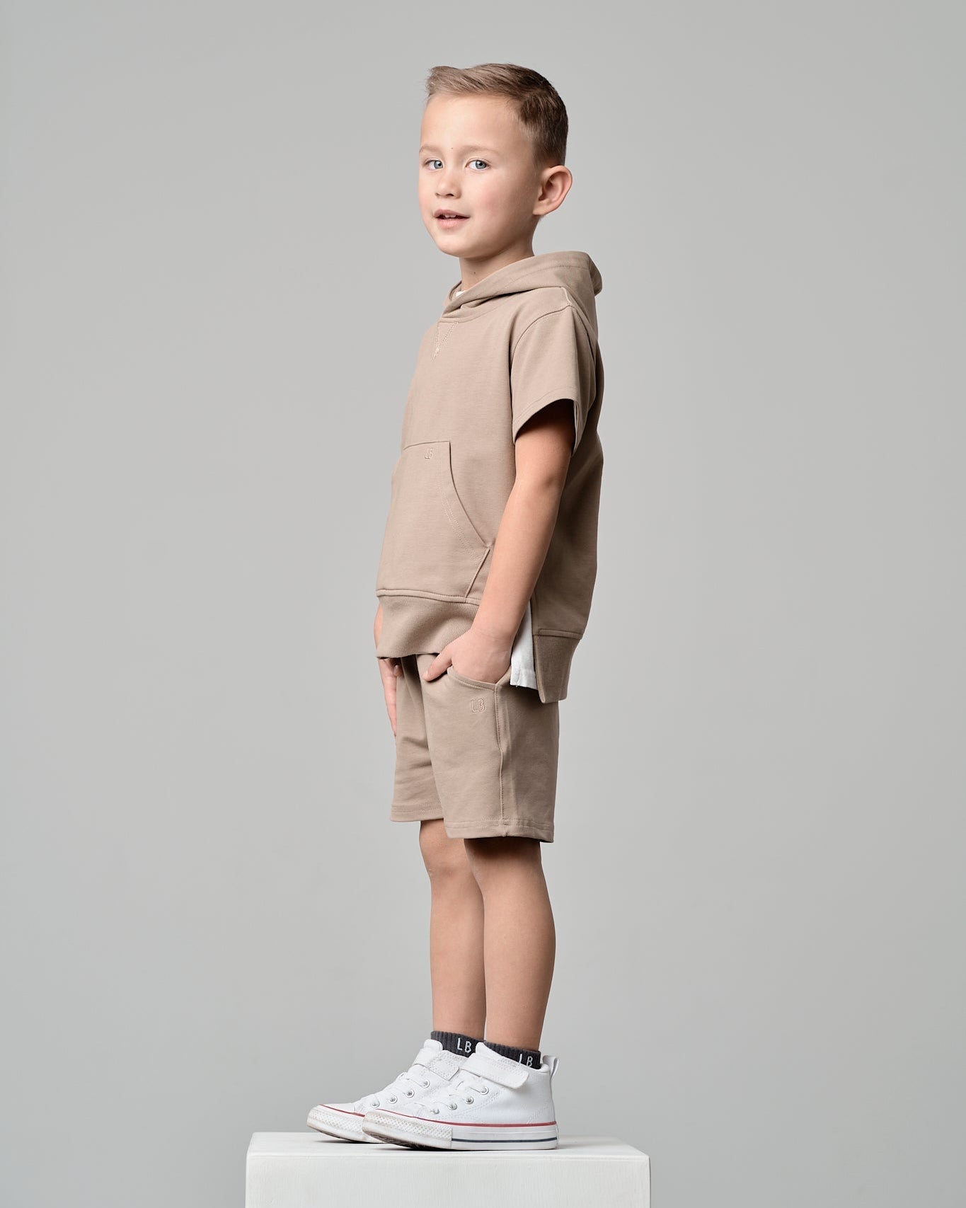 Harem Short - Driftwood - Little Bipsy