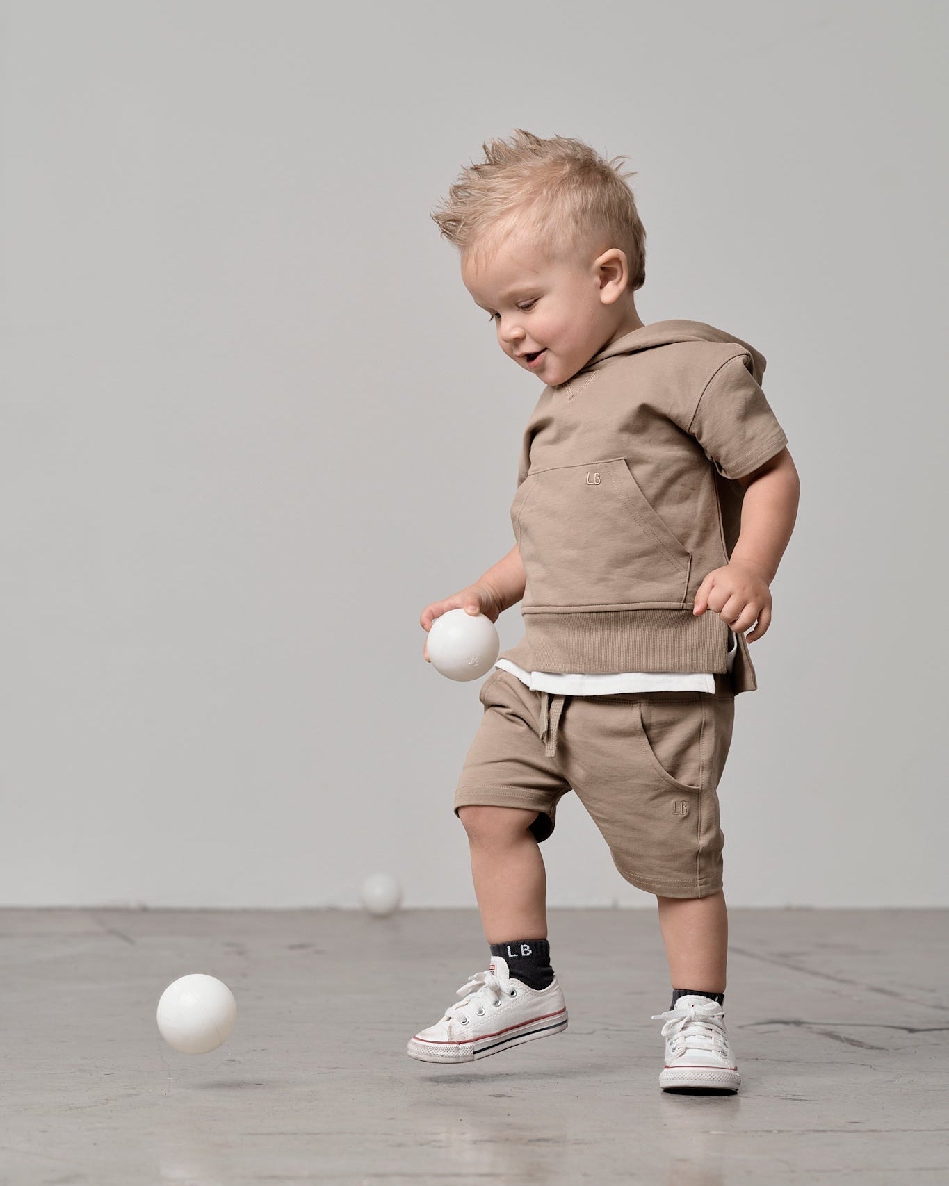 Harem Short - Driftwood - Little Bipsy