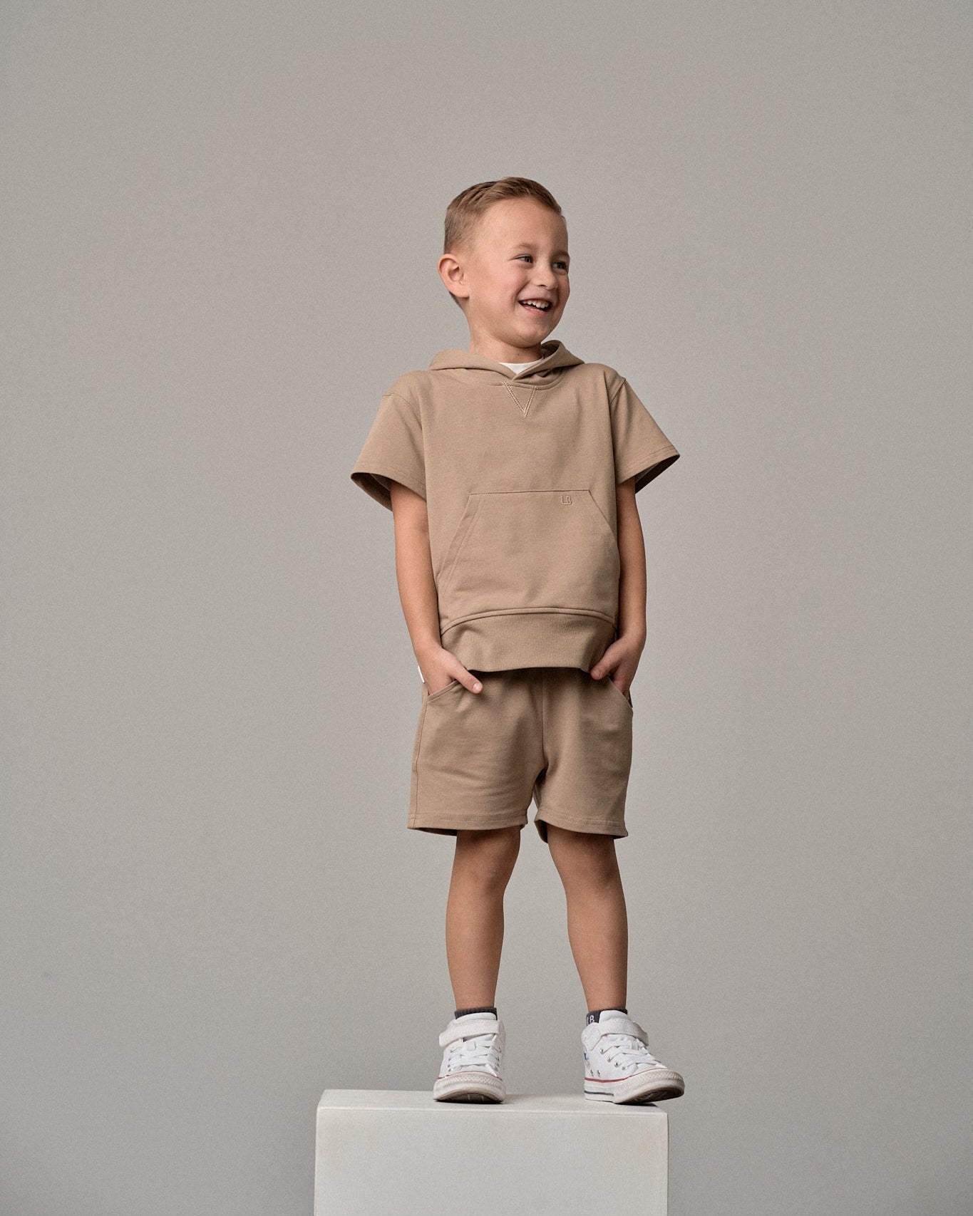 Harem Short - Driftwood - Little Bipsy