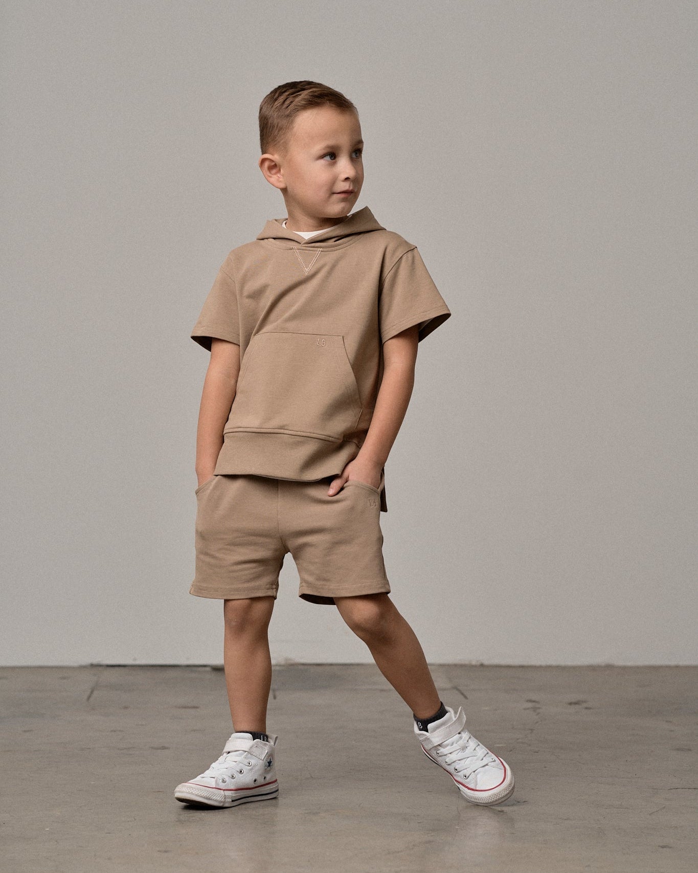 Harem Short - Driftwood - Little Bipsy