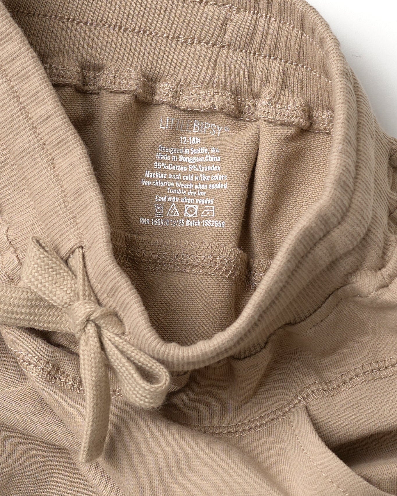 Harem Short - Driftwood - Little Bipsy