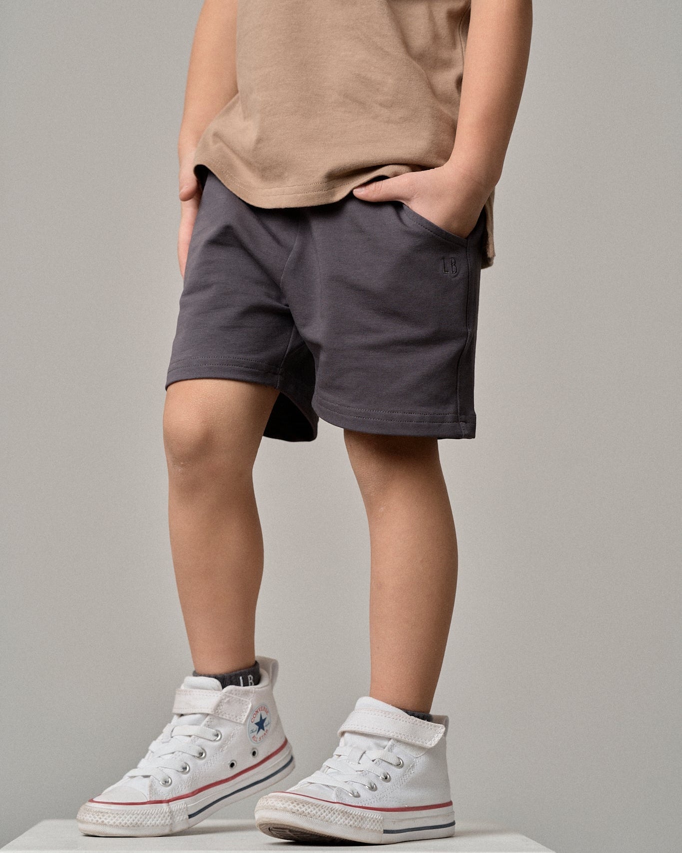 Harem Short - Iron - Little Bipsy