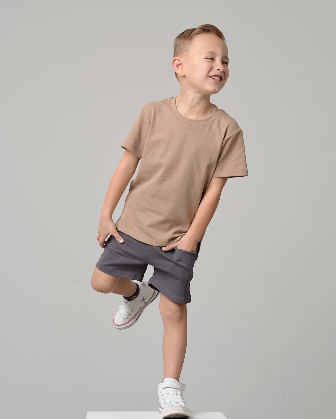 Harem Short - Iron - Little Bipsy