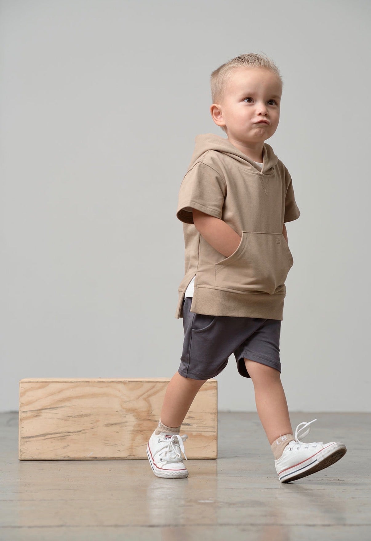 Harem Short - Iron - Little Bipsy