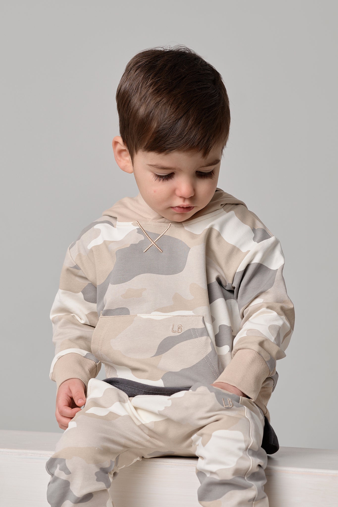 Hoodie - Faded Camo - Little Bipsy