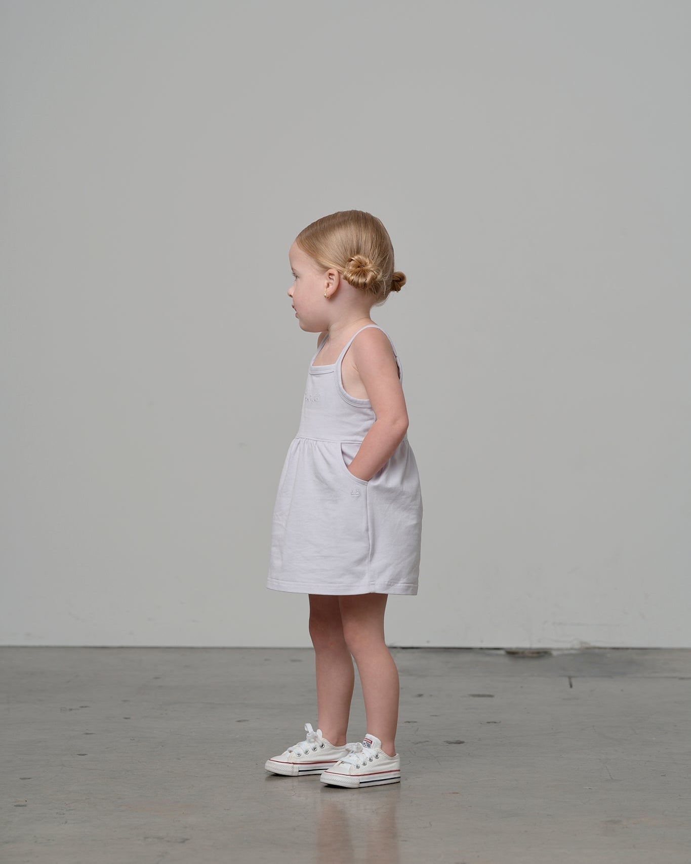 Jersey Tank Dress - Misty Lilac - Little Bipsy