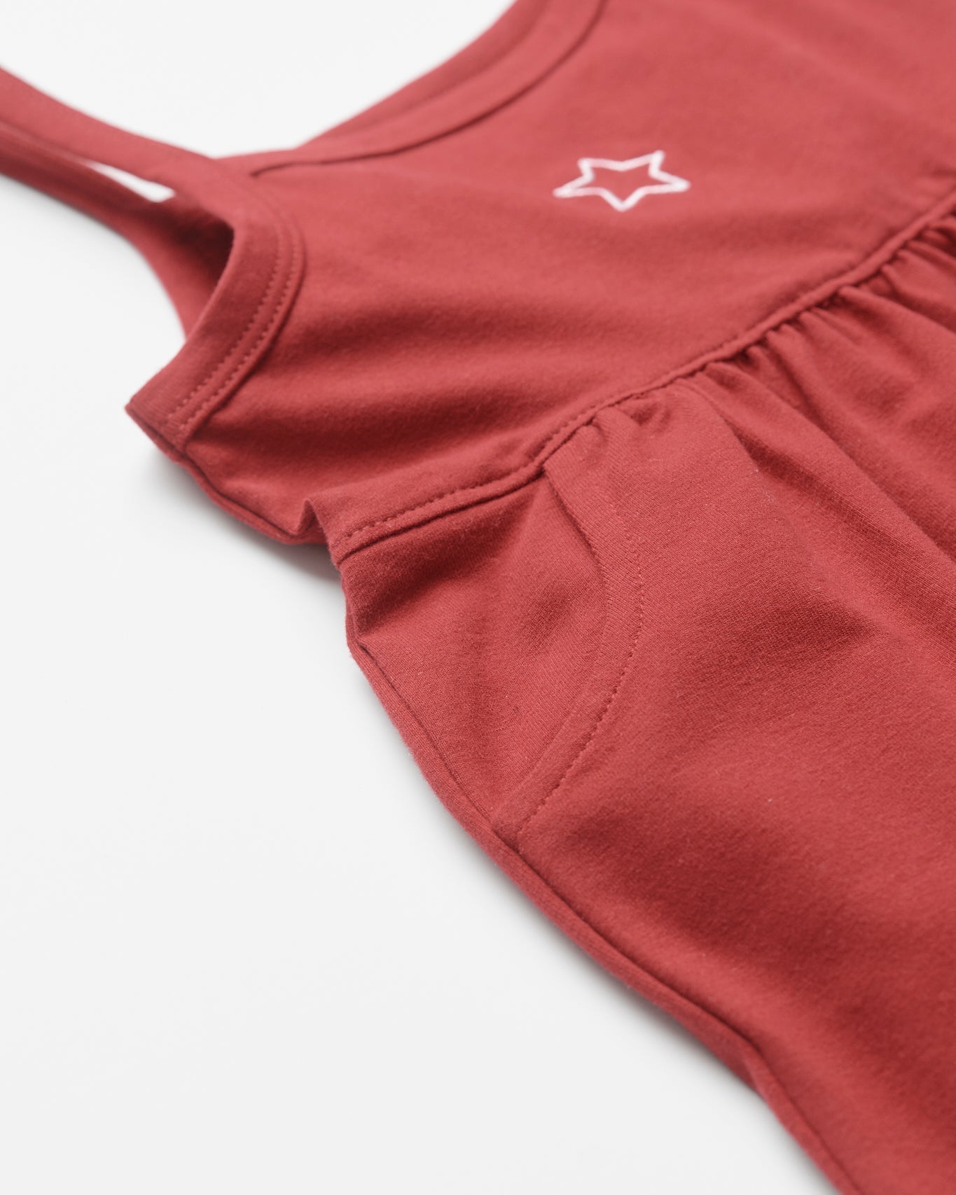Jersey Tank Dress - Red - Little Bipsy