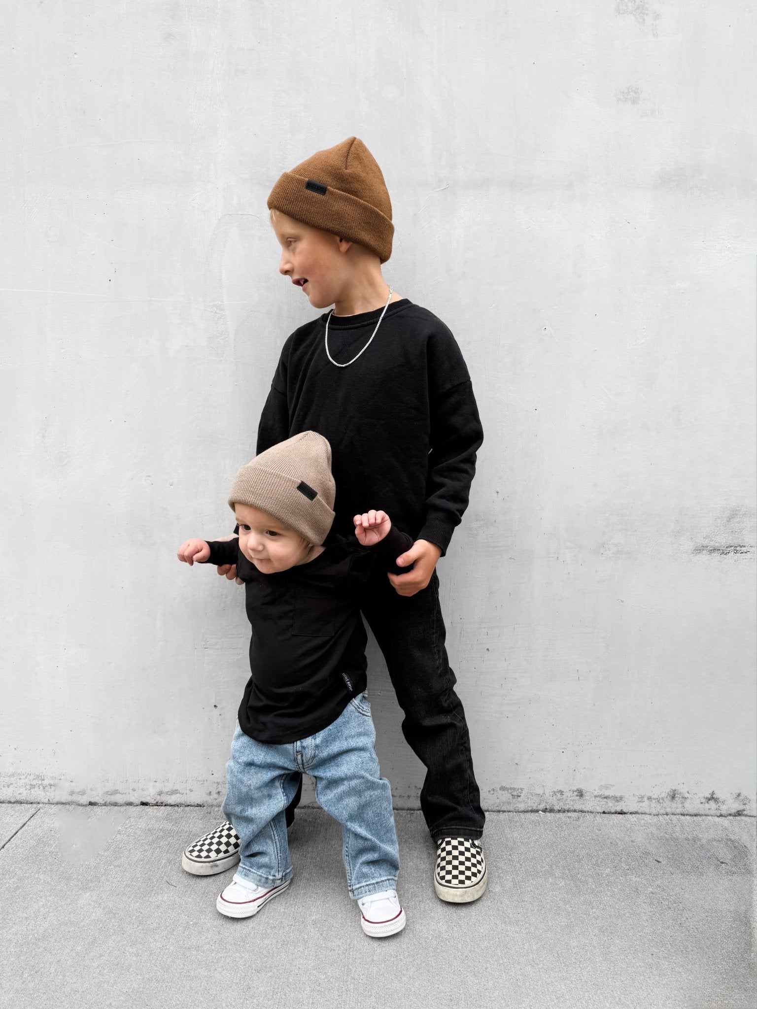 Knit Beanie - Mushroom - Little Bipsy