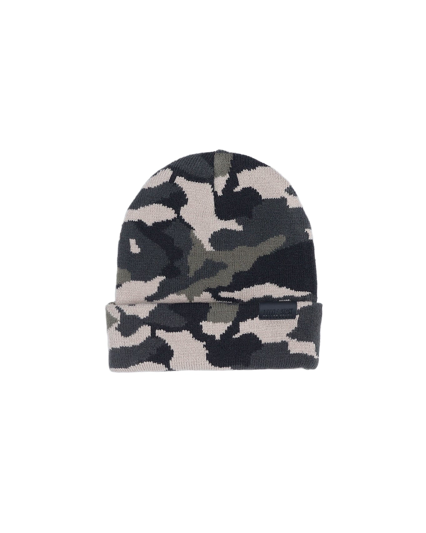 Knit Beanie - Oversized Camo - Little Bipsy